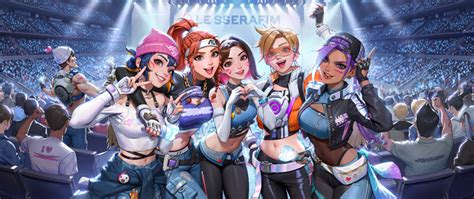 Le sserafim overwatch porn - Posted Oct. 19, 2023, 1:38 a.m. Overwatch 2 is following Fortnite’s footsteps and holding its first-ever musical collaboration, this one with K-Pop group Le Sserafim. Blizzard announced the ...